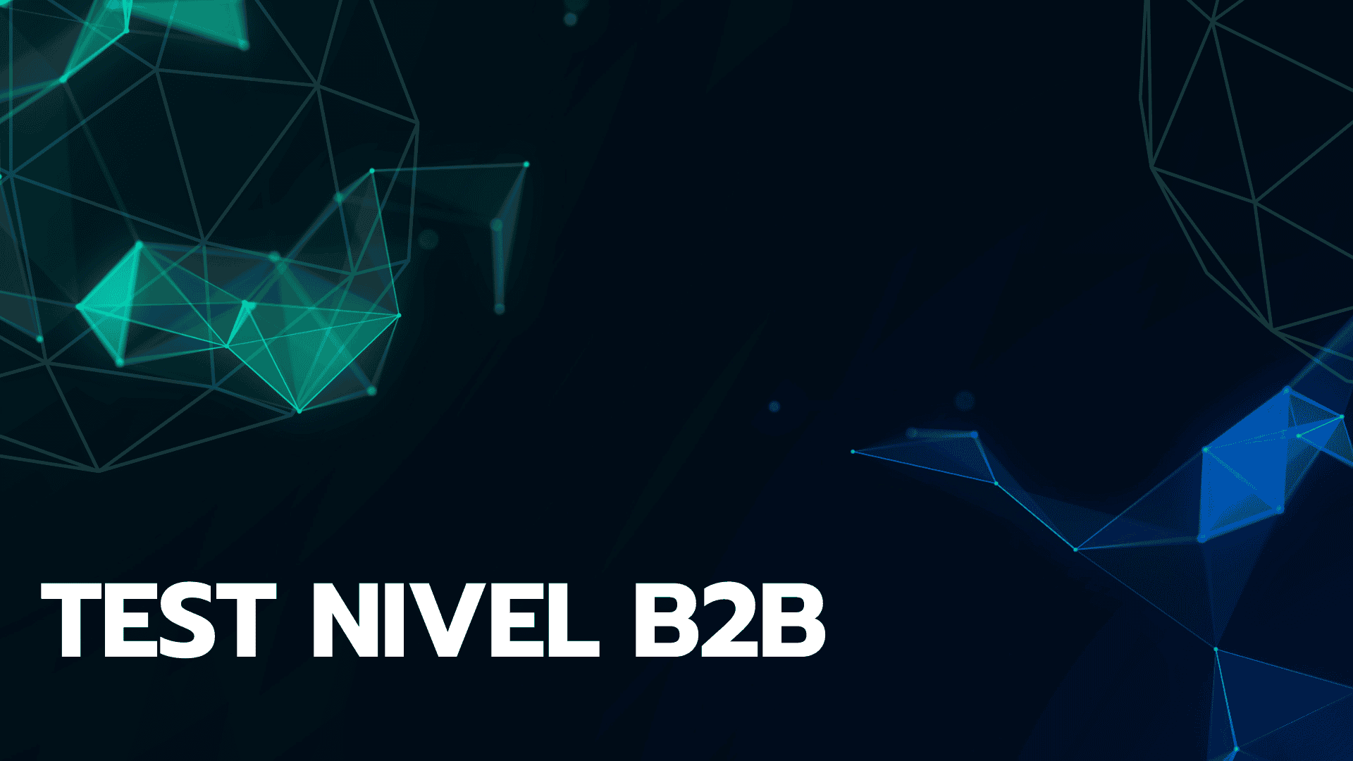 TEST DE NIVEL B2B