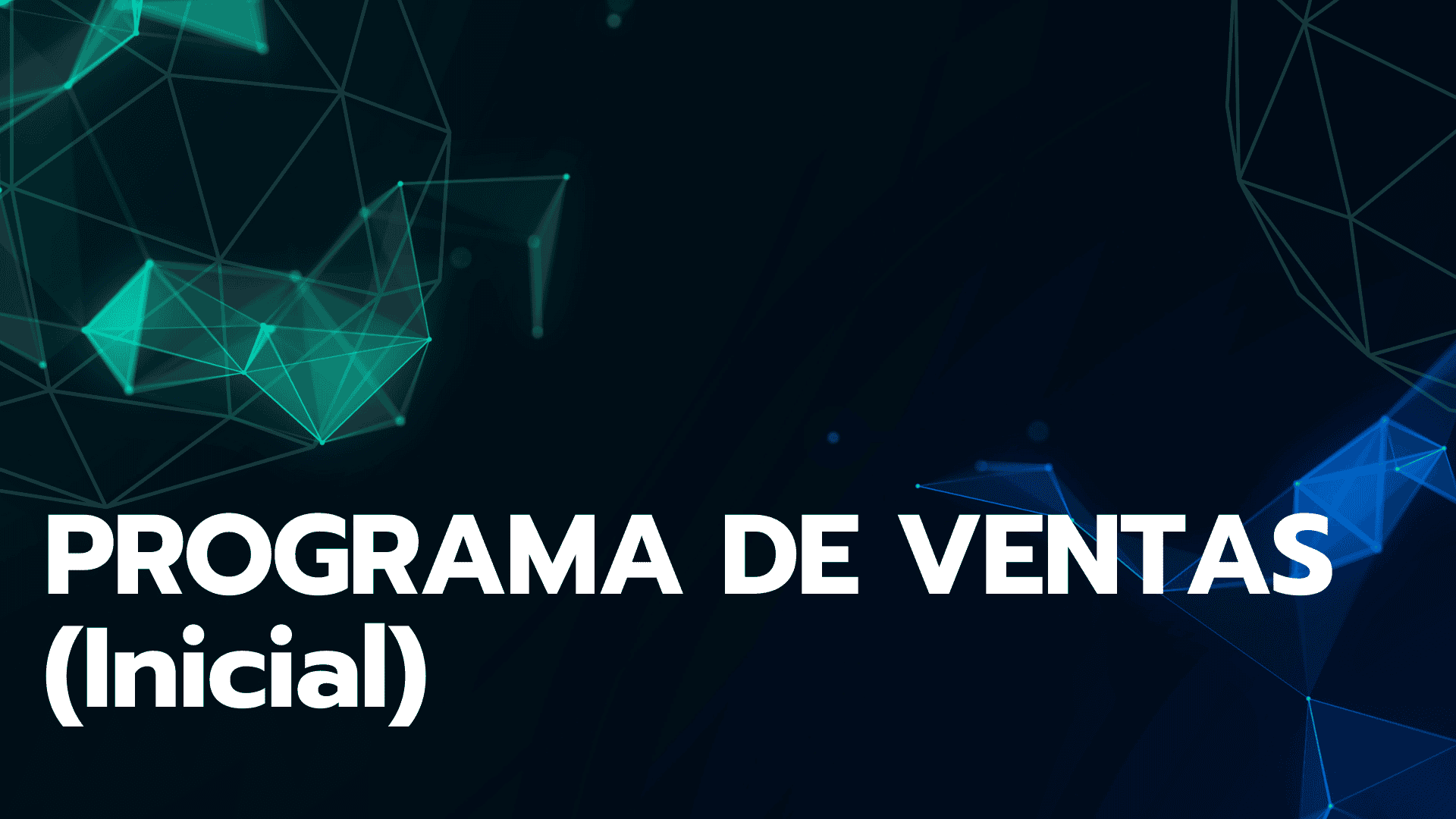 Programa de ventas (inicial)